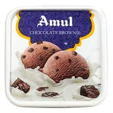 Amul Ice Cream, Chocolate Brownie, 1L